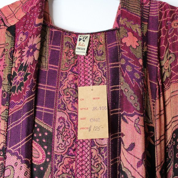 Printed Pashmina Jacket - One of a Kind - NWT - Picture 15 of 15